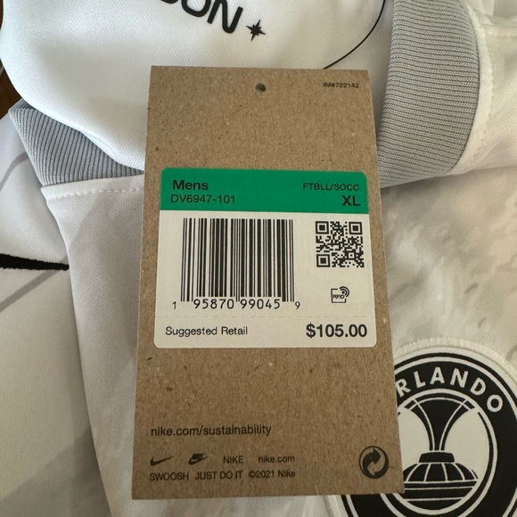 Orlando Pride 2022 Away Jersey Nike XL New with Tags - Picture 3 of 5